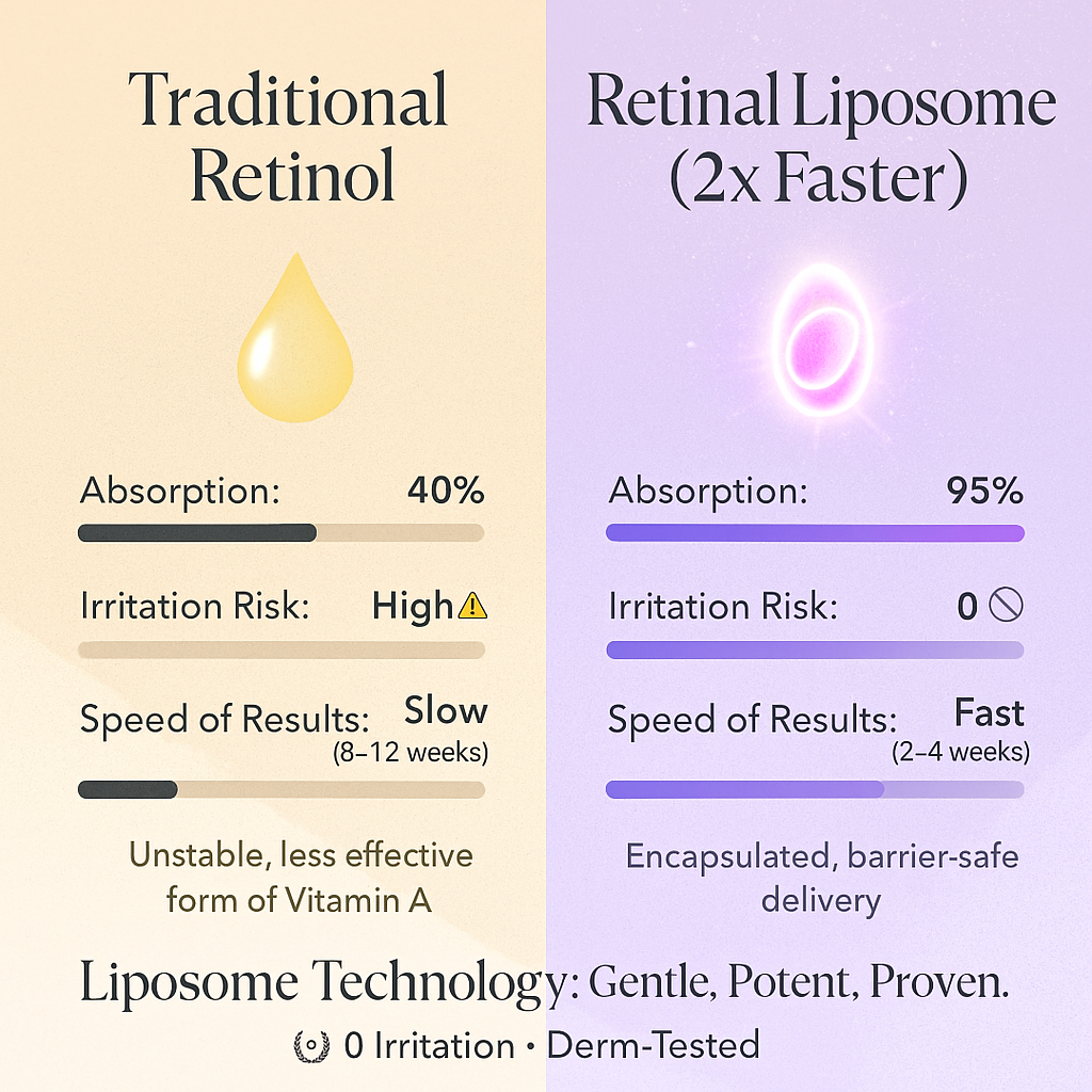 Serum: Retinal-liposoom 2% + Zwarte ginseng