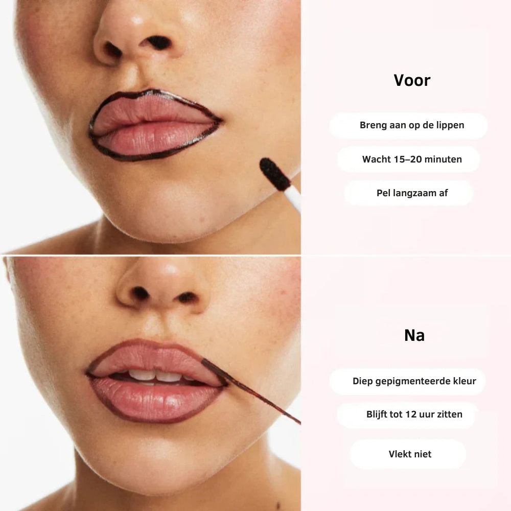 Peel-off lipkleur