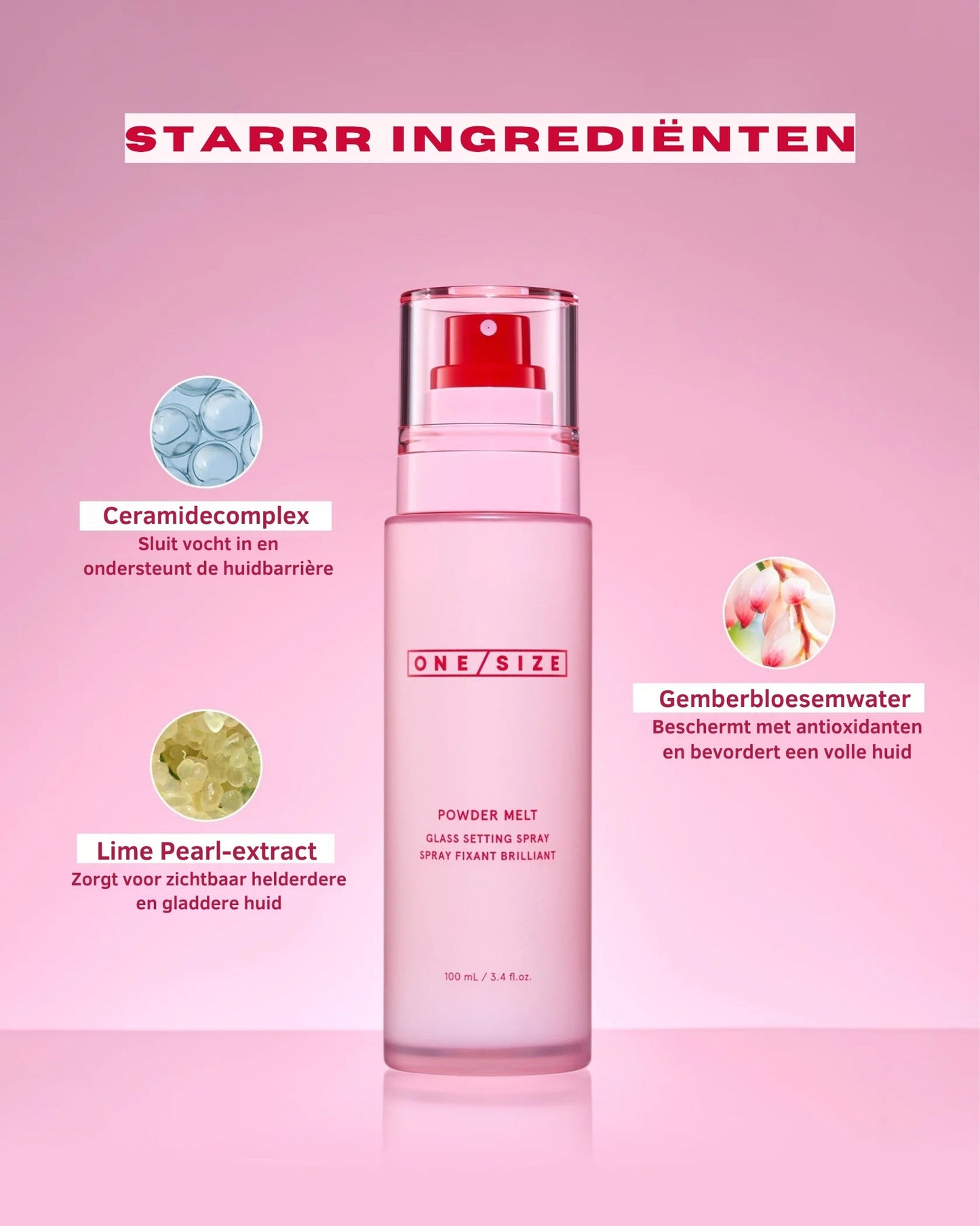Powder Melt Glass Fixeerspray