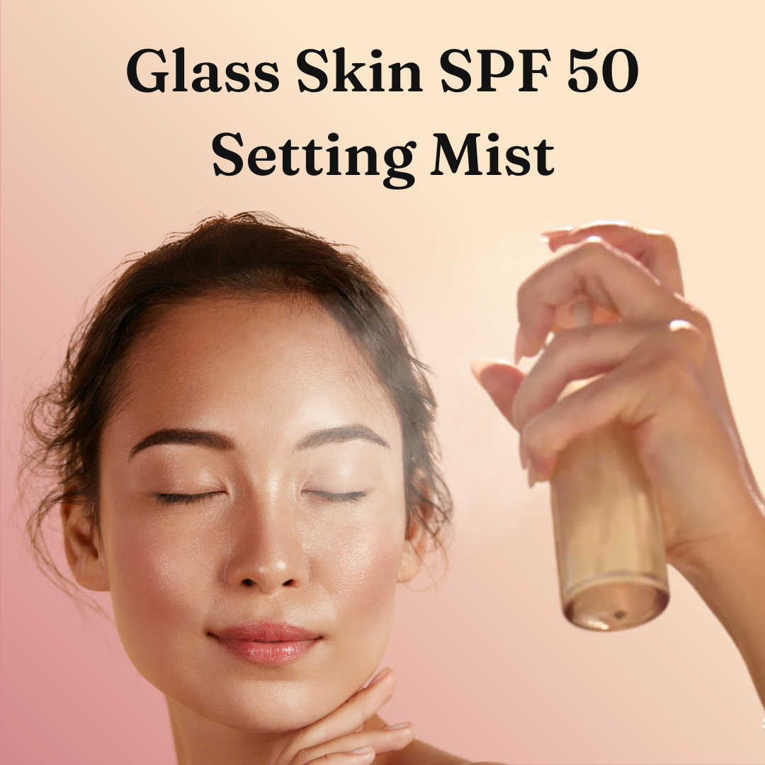 Brume fixatrice SPF 50 légère et transparente