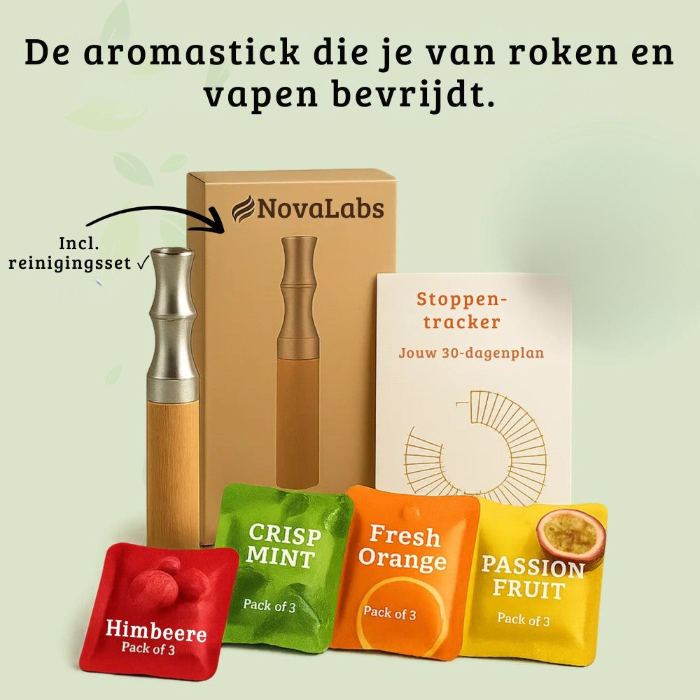 Breatheasy – de nicotinevrije aromastick tegen stress en rookgewoonten