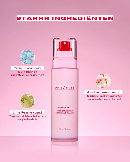 Powder Melt Glass Fixeerspray