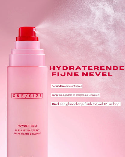 Powder Melt Glass Fixeerspray