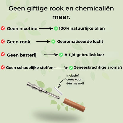 Breatheasy – de nicotinevrije aromastick tegen stress en rookgewoonten