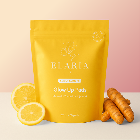 Disques exfoliants au curcuma et acide kojique (30 pièces)