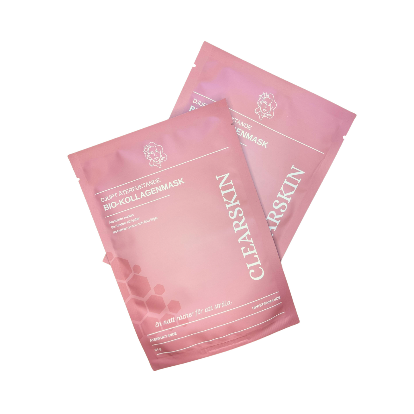 4 x Bio-collageenmaskers